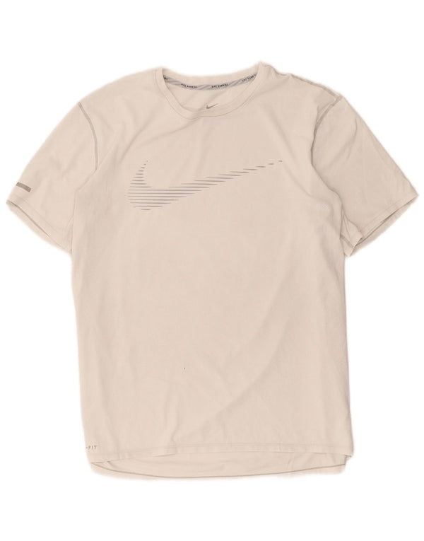 Tricou grafic Nike Dri Fit pentru bărbați Top XL Poliester alb