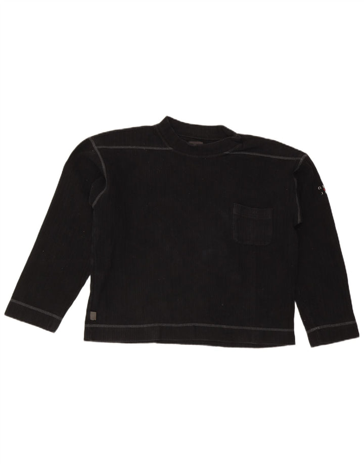 Guess Top pentru femei cu mânecă lungă UK 14 Medium Black Bumbac
