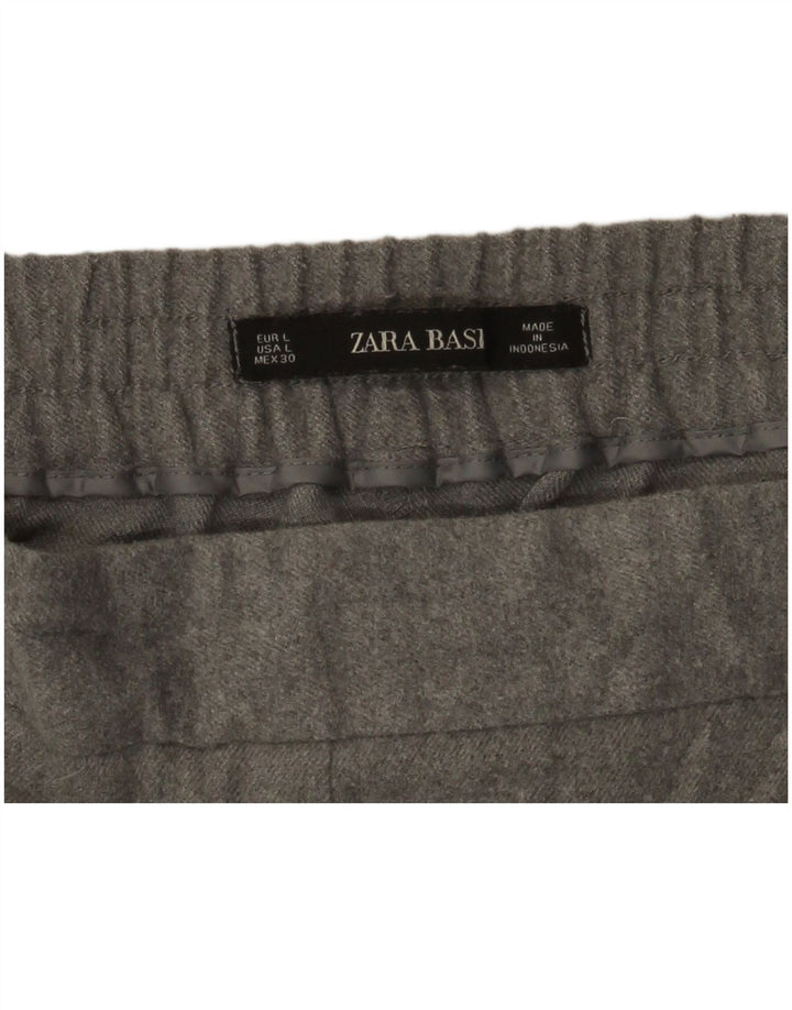 Pantaloni tăiați pentru femei Zara L30 L25 Gri