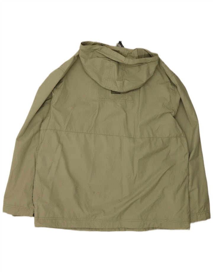 Jachetă Anorak cu glugă pentru bărbați CAT UK 40 mare bumbac kaki