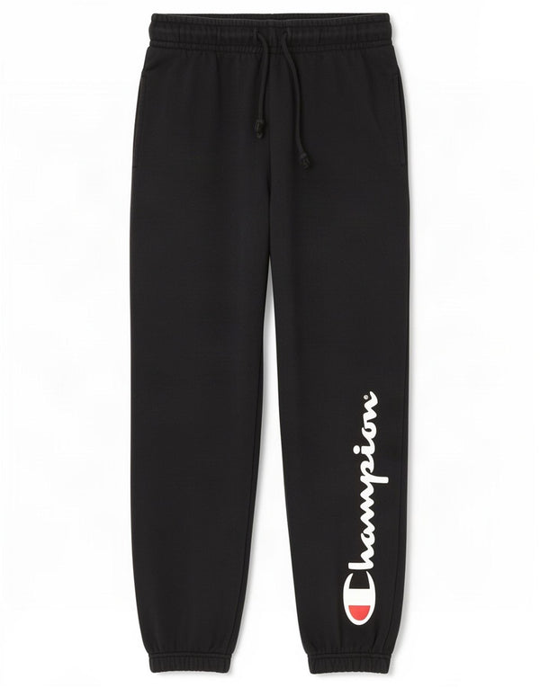 Pantaloni de trening grafic pentru bărbați Champion Pantaloni de jogging Bumbac negru mic
