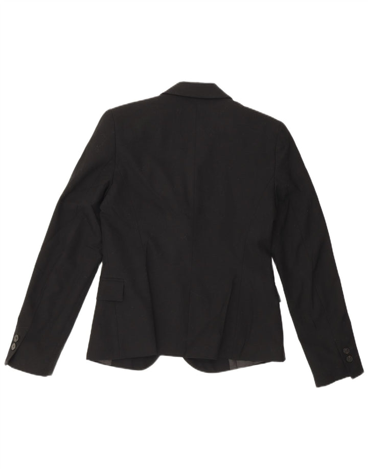 Jachetă pentru femei Zara cu 1 nasture EU 36 XS Poliester negru