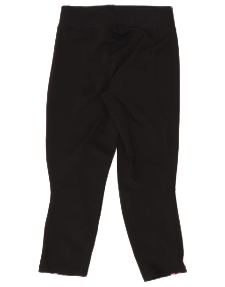 Leggings Capri ADIDAS pentru femei UK 4/6 XS poliester negru