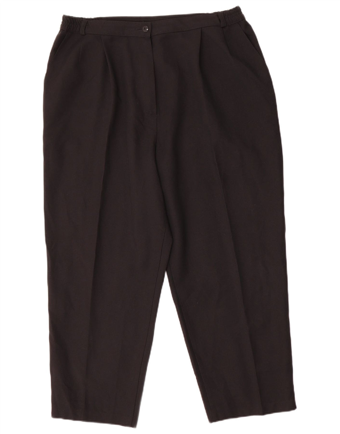 Pantaloni tăiați pentru femei Marks & Spencer W36 L25 negri