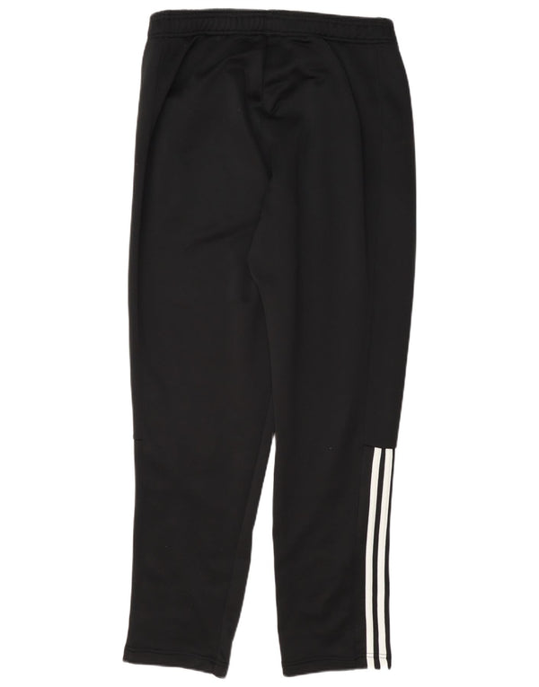 Pantaloni de trening Adidas pentru bărbați, poliester mediu negru