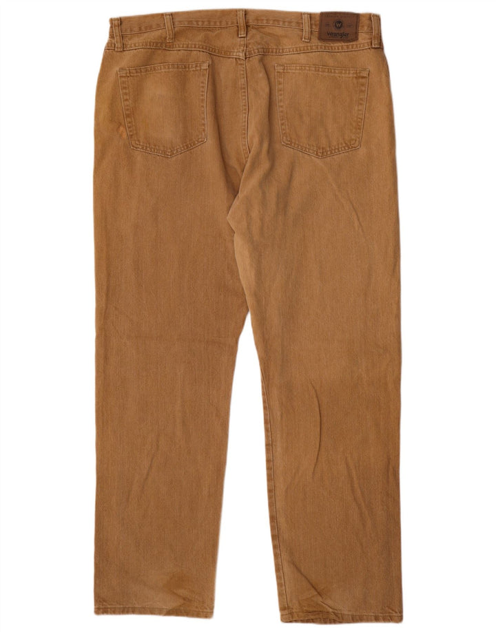 Blugi drepti pentru bărbați Wrangler W40 L32 bumbac bej