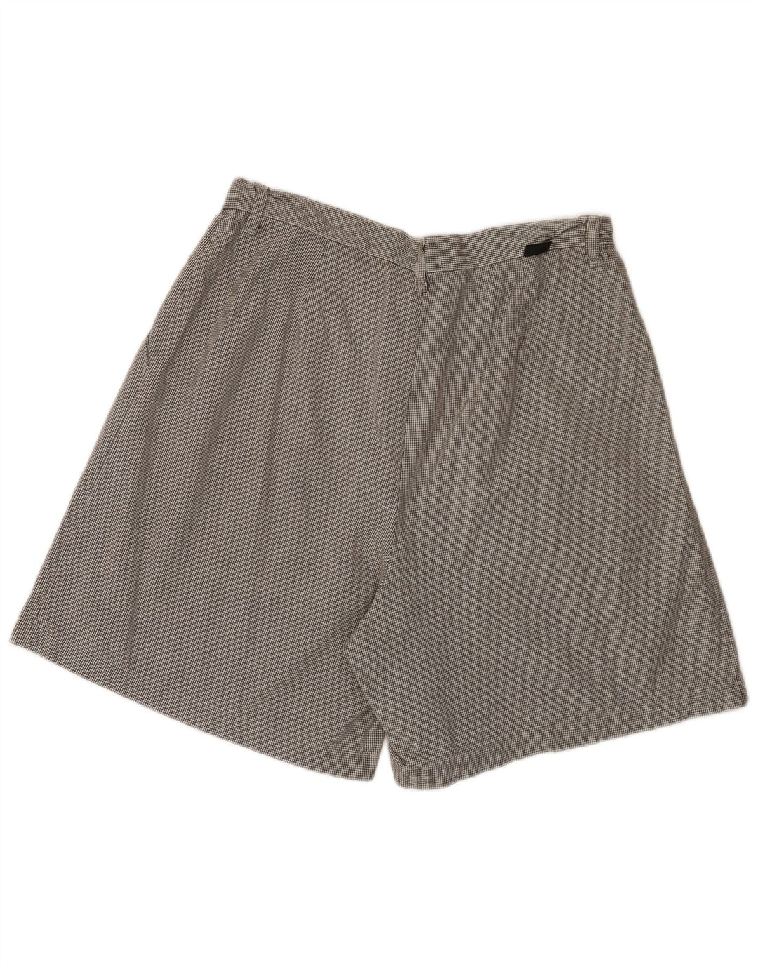 Pantaloni scurți casual cu talie înaltă Lee pentru femei W32 Houndstooth mare gri