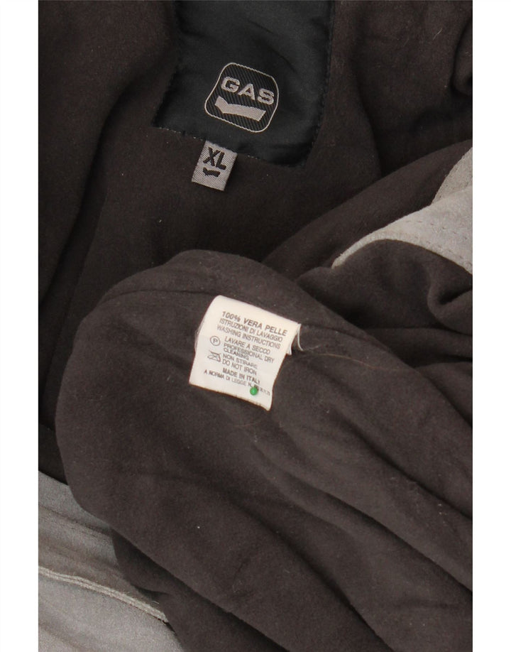 GAS Jachetă pentru bărbați din piele intoarsa UK 42 XL din piele gri