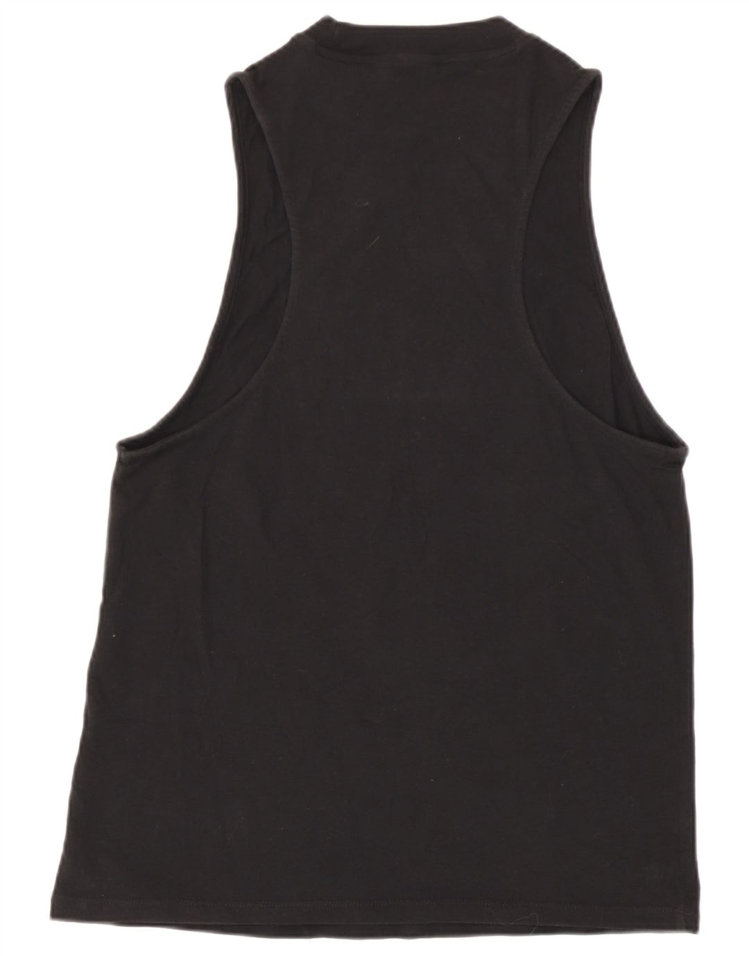 Vesta grafică pentru femei Adidas UK 12, bumbac mediu negru
