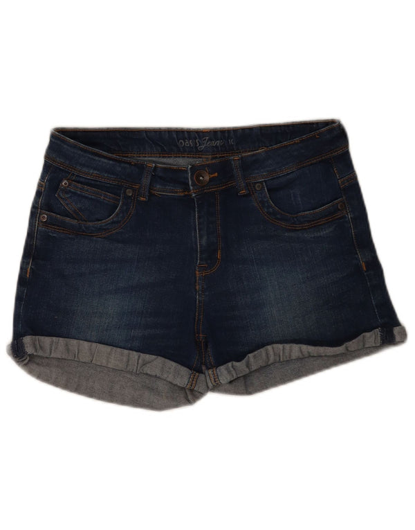 Pantaloni scurți din blugi pentru femei Oasis UK 10 Small W28 Bumbac bleumarin