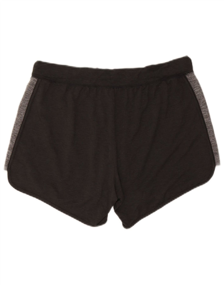 Pantaloni scurti sport Reebok pentru femei UK 12, gri mediu, poliester color bloc
