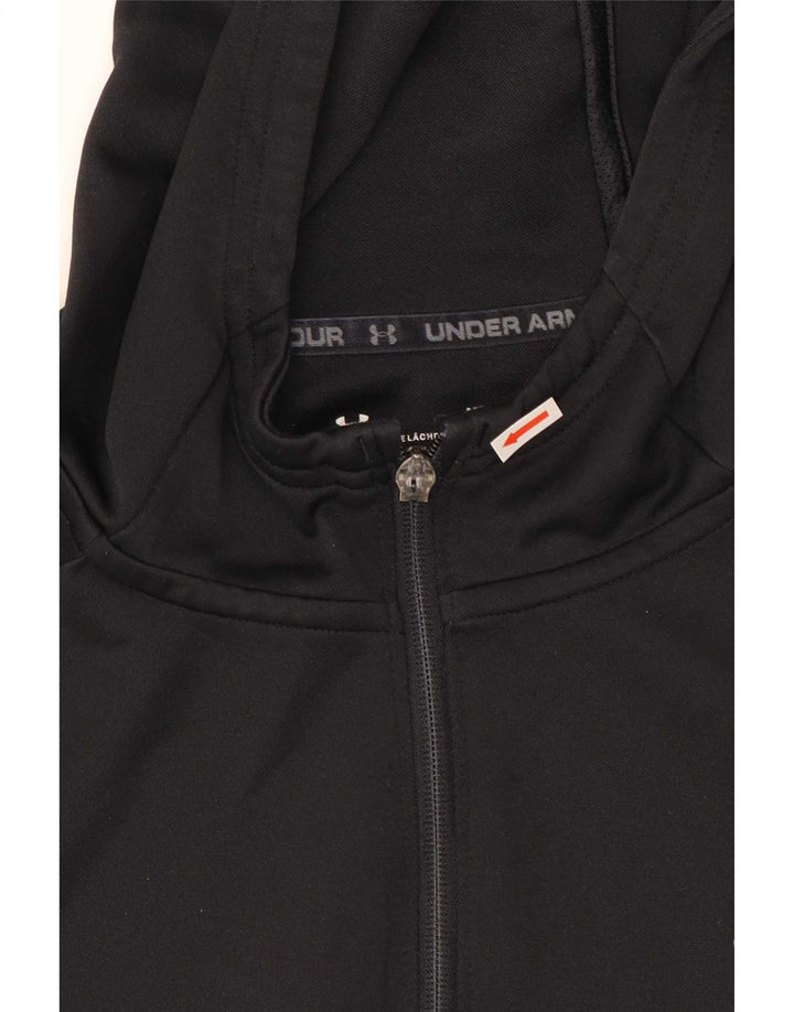 Pulover Under Armour pentru bărbați, cu fermoar, negru mediu