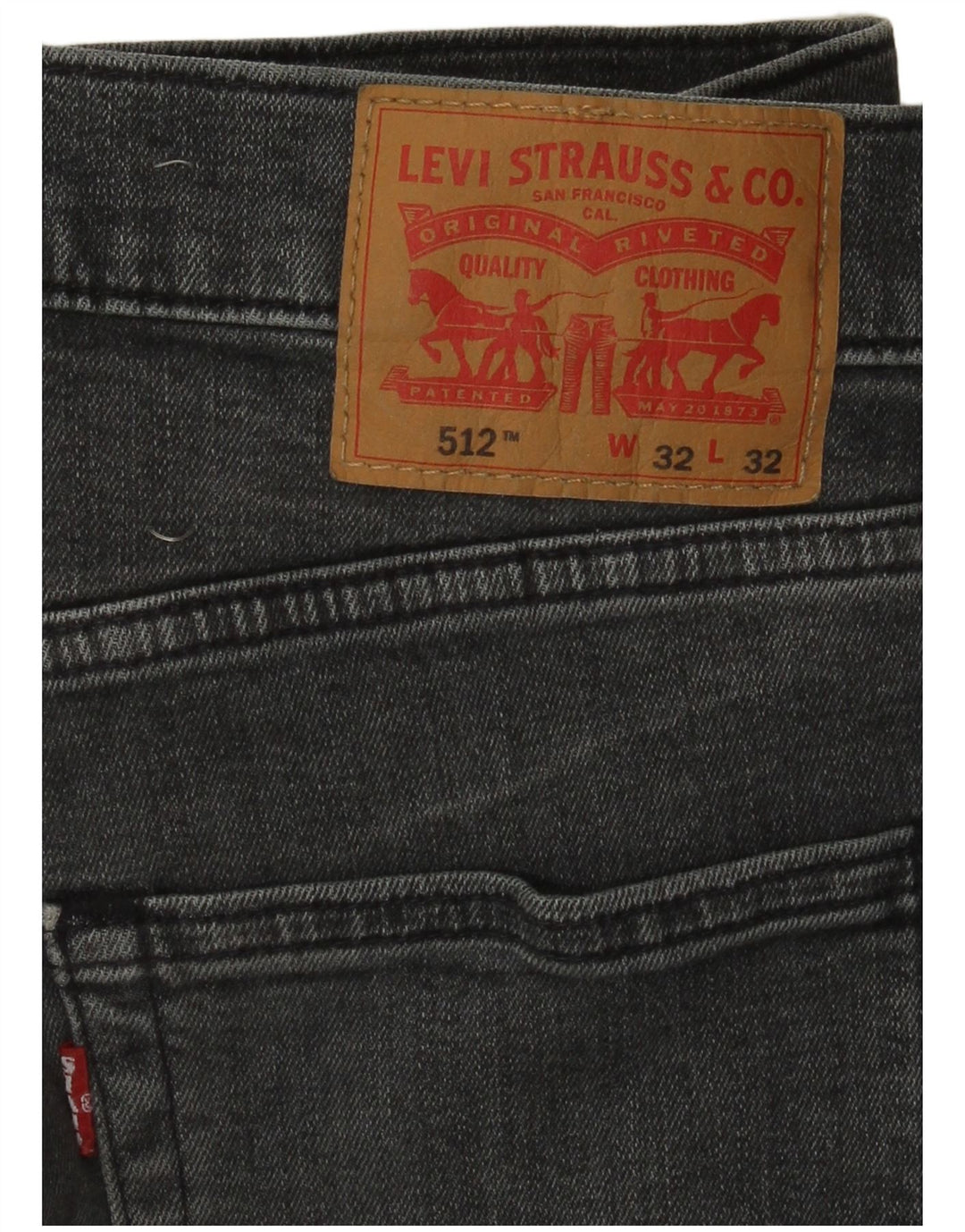Levi's 512 Slim Tapered Jeans W32 L32 bumbac gri