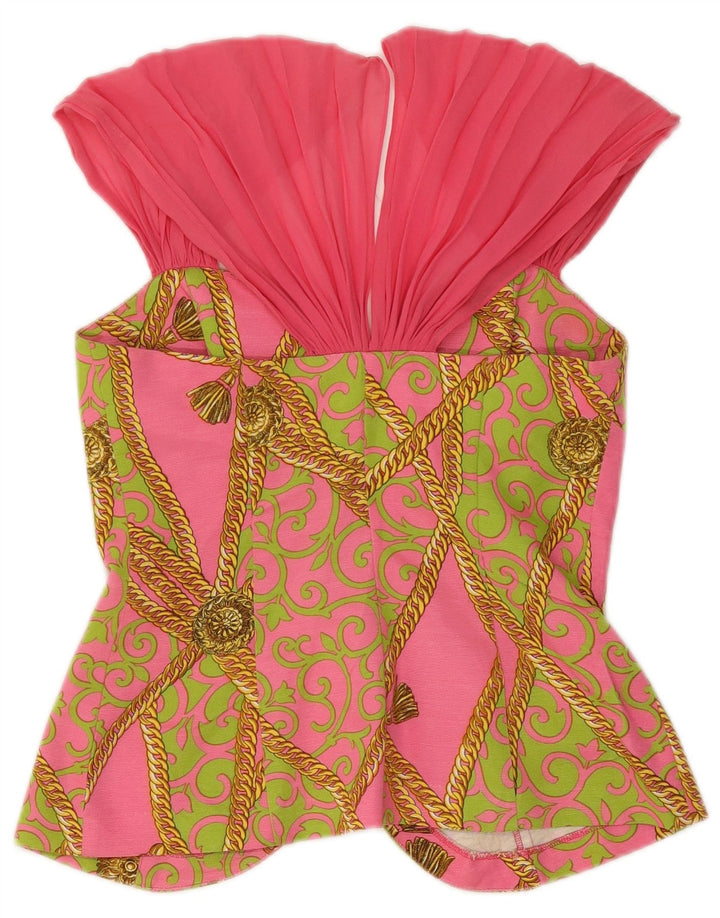 Set de fuste din 2 piese cu grafică vintage pentru femei IT 44 Medium W28 Pink Paisley