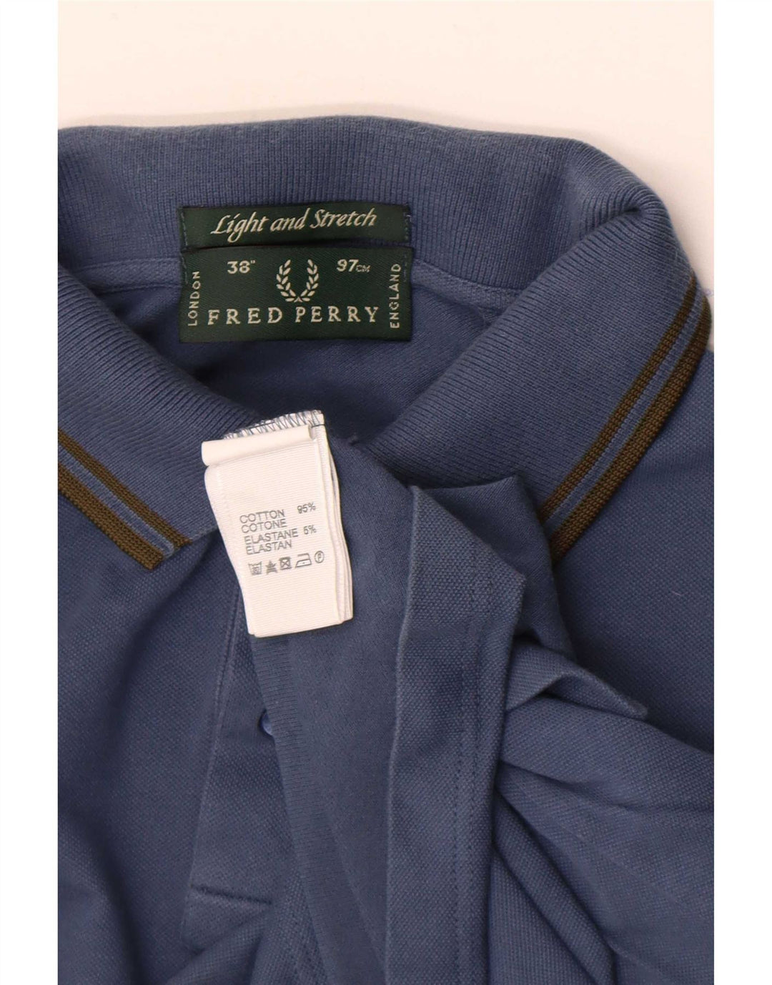 Cămașă polo Fred Perry pentru bărbați, ușor și elastic, cu mânecă lungă, bleumarin mic