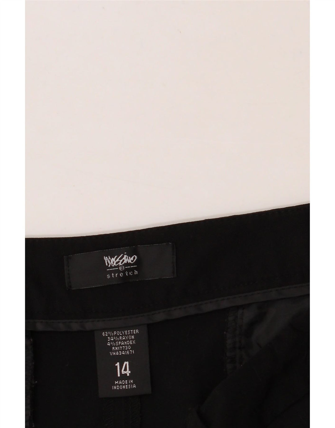 MOSSIMO Womens Stretch Bootcut Casual Trousers US 14 XL W36 L33 Black Vintage Mossimo and Second-Hand Mossimo from Messina Hembry 