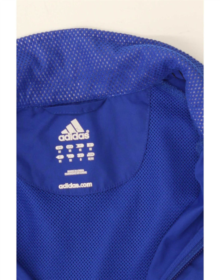Jachetă de trening pentru bărbați Adidas, albastru mediu
