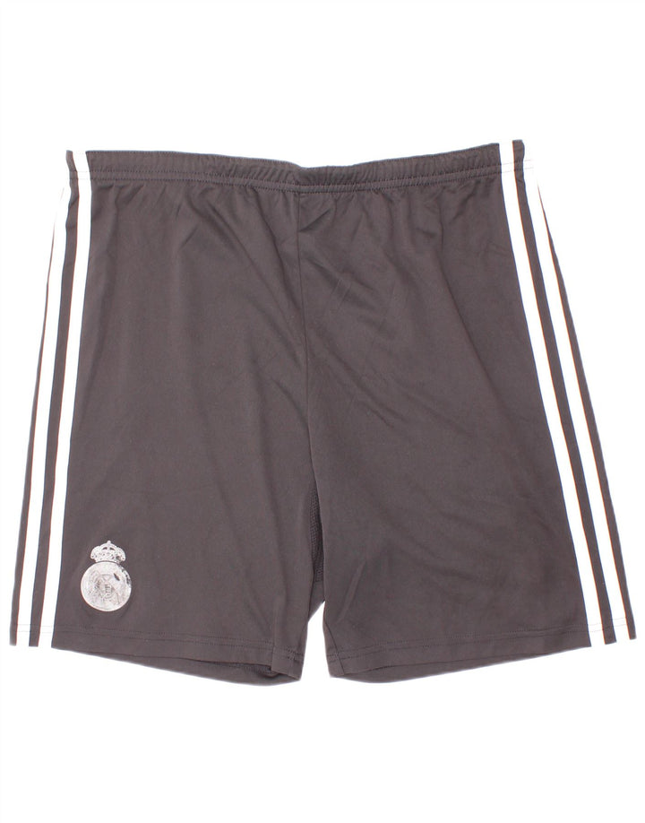 Pantaloni scurți sport adidas Climacool pentru băieți 13-14 ani poliester negru
