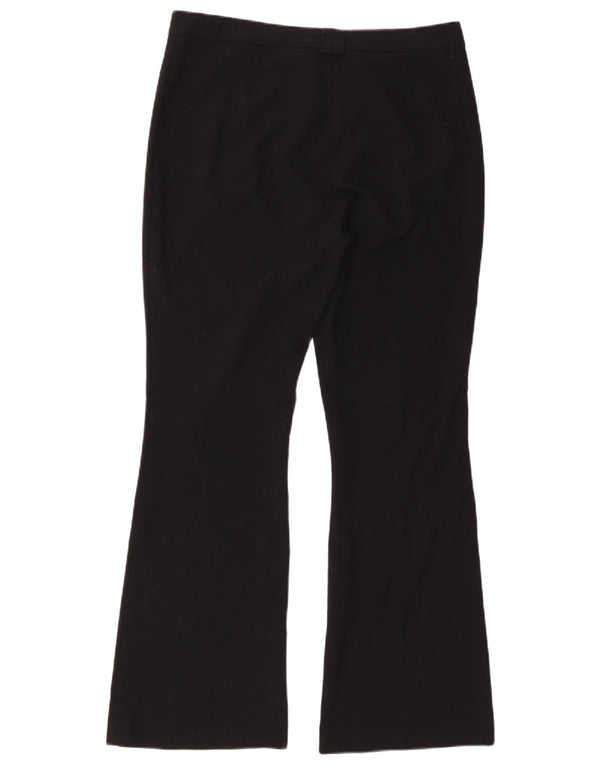 Pantaloni de costum Bootcut pentru femei Marks & Spencer UK 12 Medium W32 L30 Negru