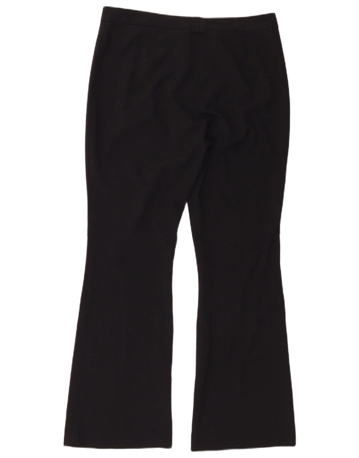 Pantaloni de costum Bootcut pentru femei Marks & Spencer UK 12 Medium W32 L30 Negru