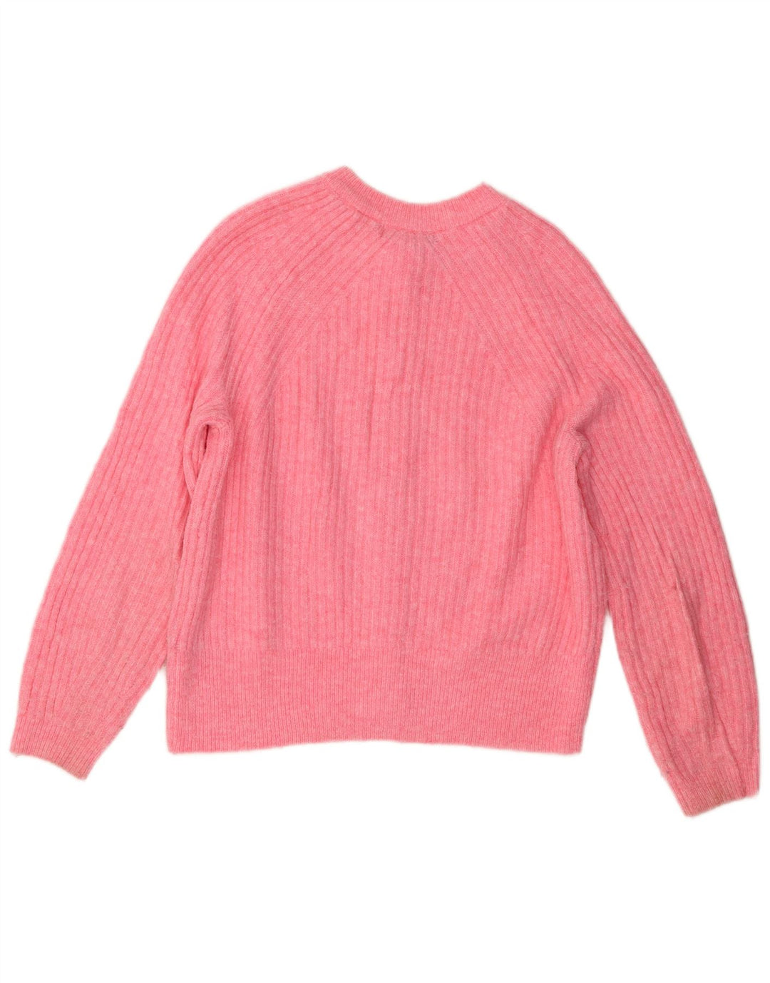 Pulover cardigan pentru femei Marks & Spencer, cu ajustare normală, UK 14, roz mediu