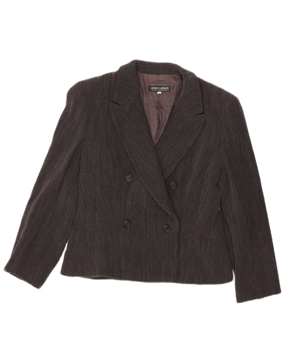 Blazer pentru femei Giorgio Armani IT 42 Medium Grey Pinstripe