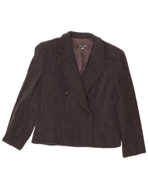 Blazer pentru femei Giorgio Armani IT 42 Medium Grey Pinstripe