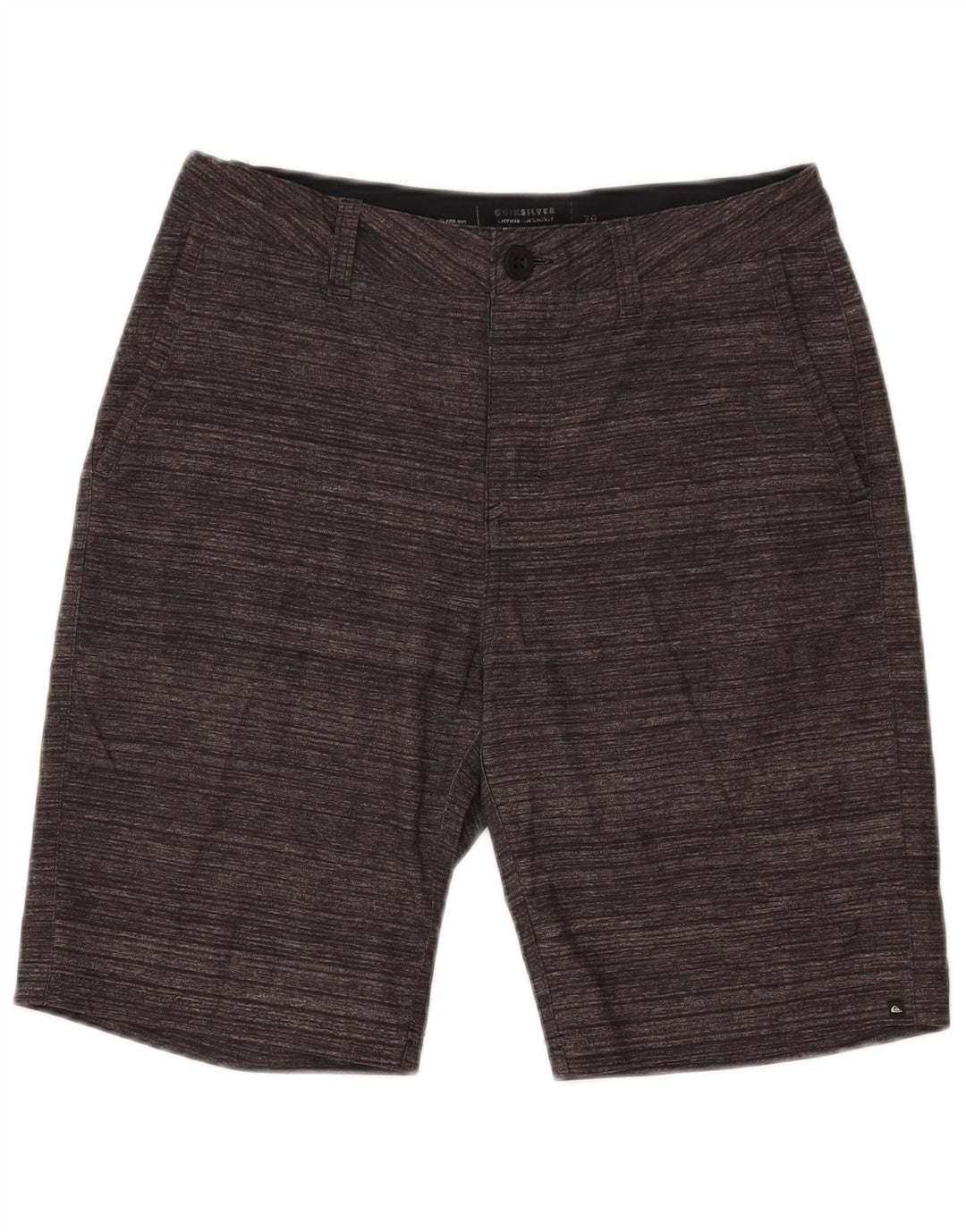 Pantaloni scurți chino pentru bărbați Quiksilver W28 Poliester cu dungi gri mici