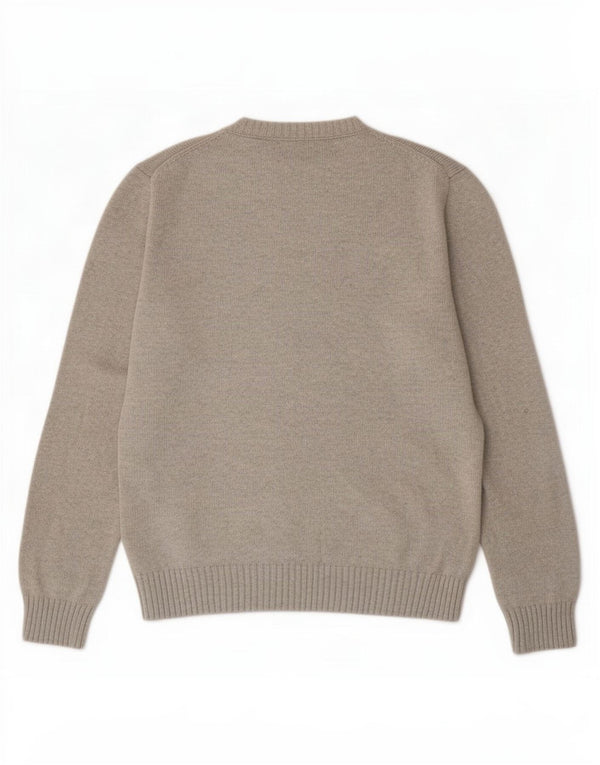 Pulover Polo Ralph Lauren pentru bărbați, cu gât roșu, din bumbac cu pete mare, gri