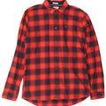 Cămașă de flanel pentru bărbați Tommy Hilfiger, cu carouri, roșu mediu