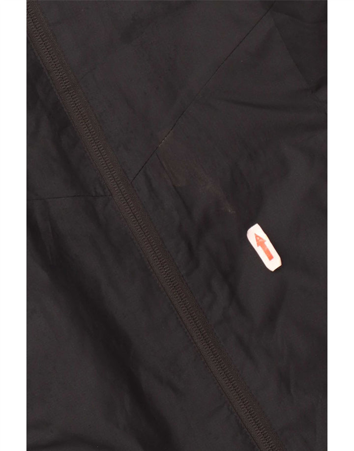 Jachetă de ploaie Nike RB Leipzing pentru băieți 12-13 ani, mare, negru, poliester