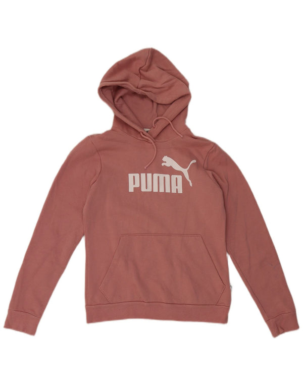 Pulover pentru femei Puma Graphic Hoodie UK 10 Small Pink Bumbac
