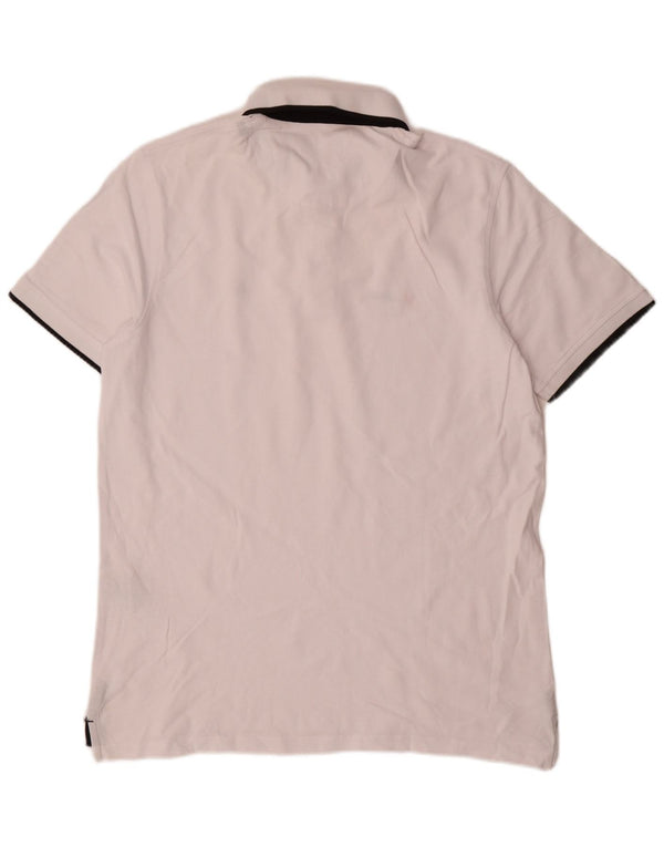 Tricou polo Jack & Jones pentru bărbați XL, bumbac alb