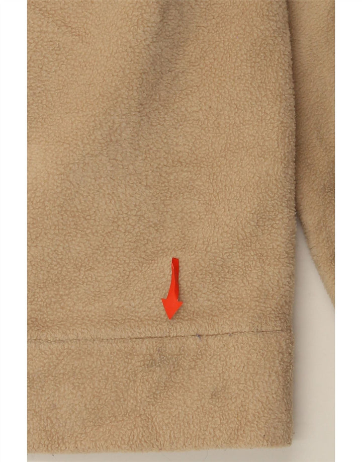 Jachetă fleece cu glugă pentru femei Tommy Hilfiger UK 18 XL poliester bej