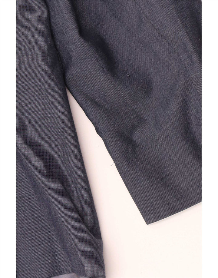 Jachetă Dkny pentru bărbați cu 2 nasturi, UK 42 XL, lână bleumarin
