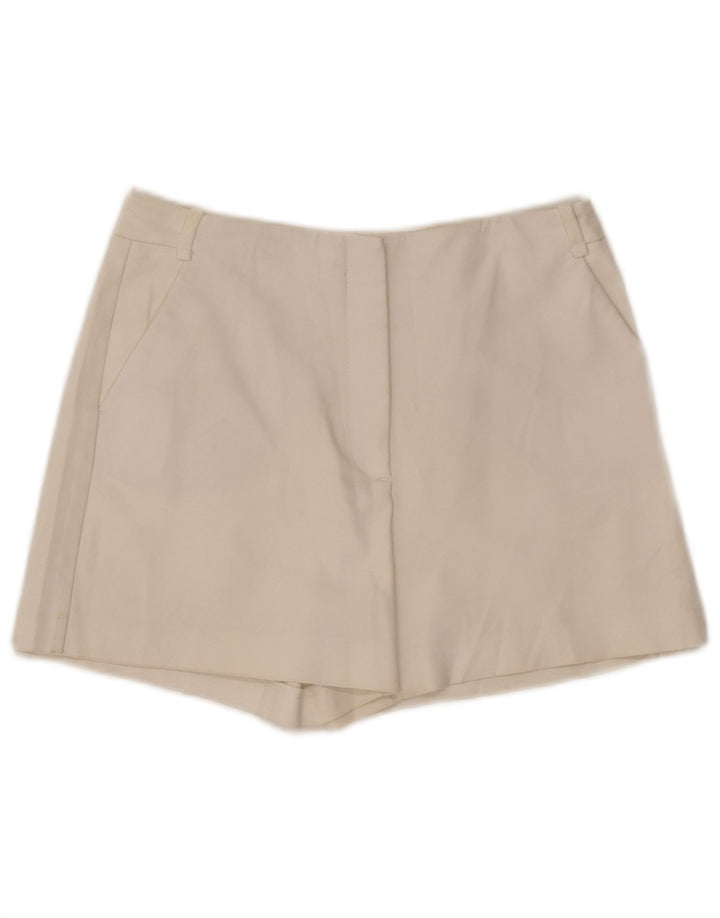 Pantaloni scurți chino pentru femei Zara Medium W28 Bumbac alb
