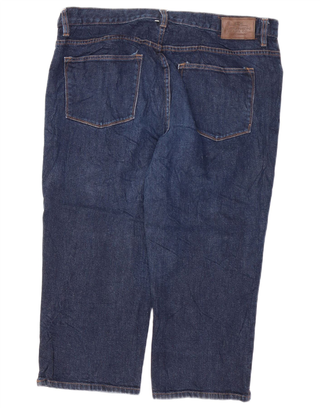 Jeans Capri RALPH LAUREN pentru femei US 16 2XL W38 L21 bleumarin bumbac