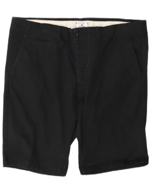Pantaloni scurți chino Jack & Jones pentru bărbați XL W38 bumbac negru