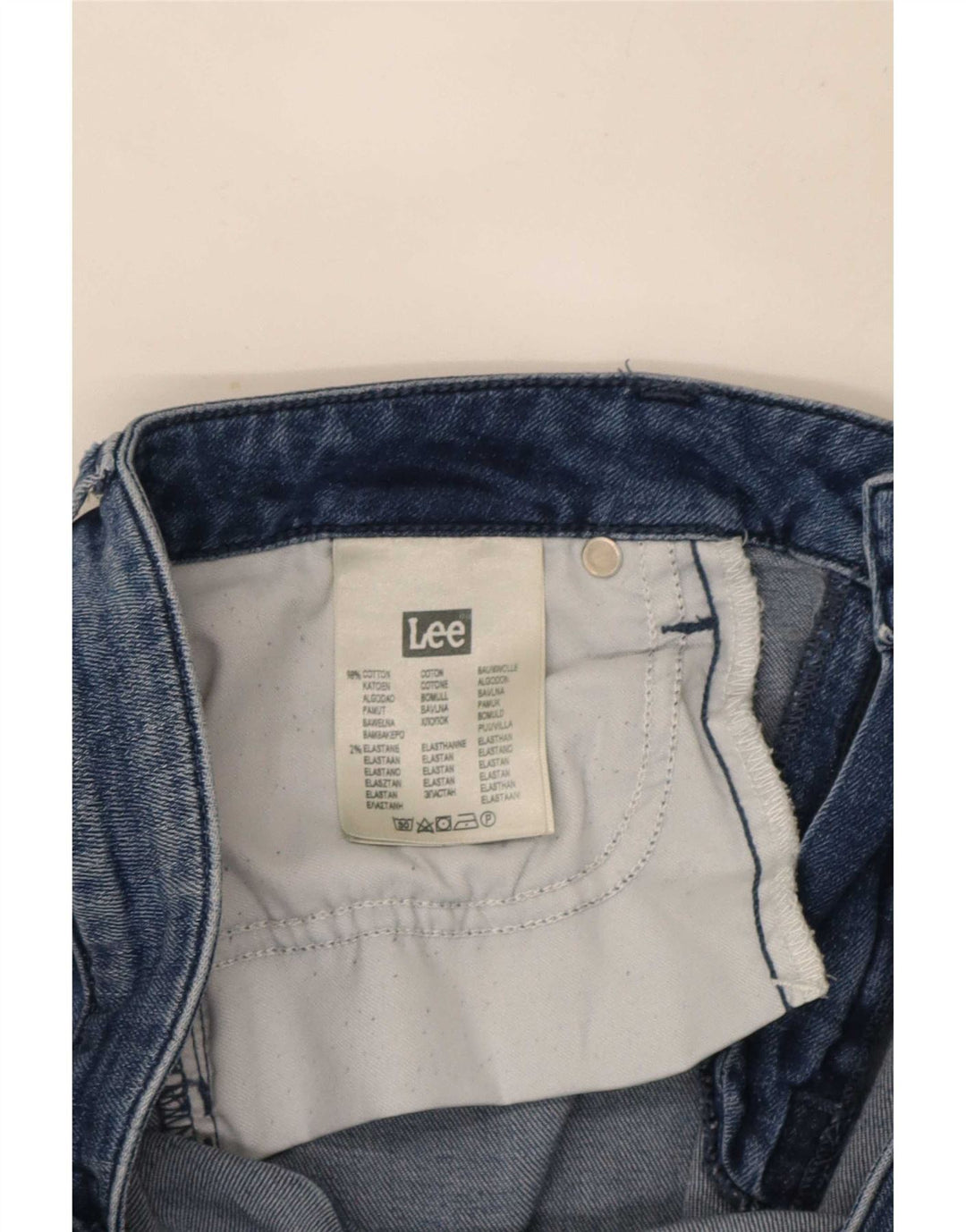 Blugi Lee Elly Slim pentru femei W31 L31 Bumbac albastru