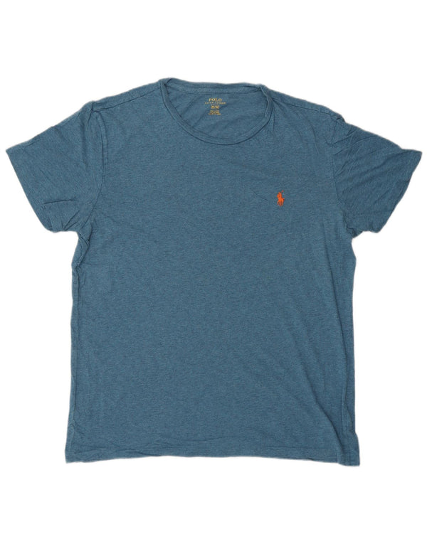 POLO RALPH LAUREN Tricou Bărbați Top Bumbac Albastru Mediu