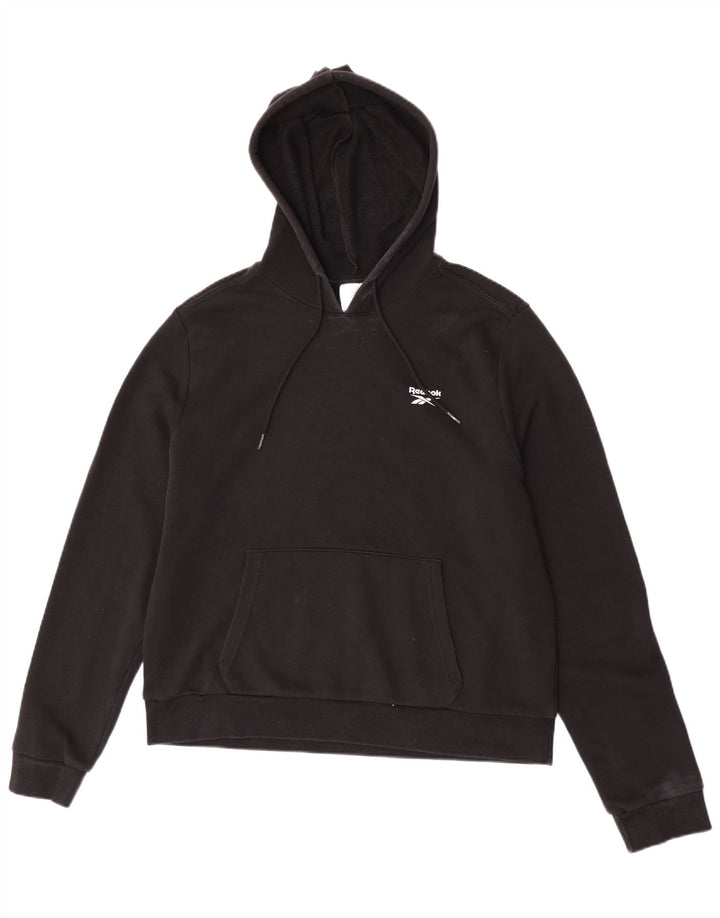 Jumper Reebok pentru bărbați, bumbac mare, negru