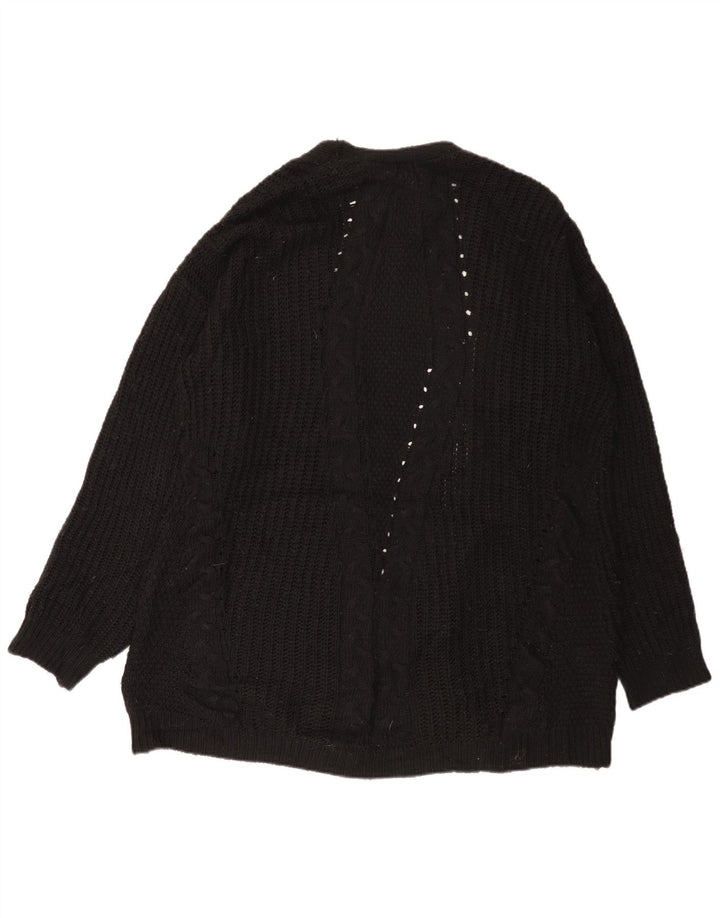 Pulover cardigan deschis pentru femei Lipsy UK 12 Medium Negru