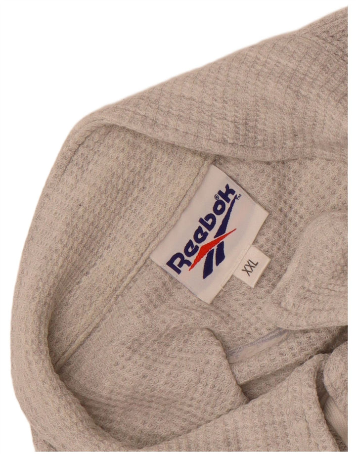 Tricou polo pentru bărbați Reebok 2XL, gri pătat
