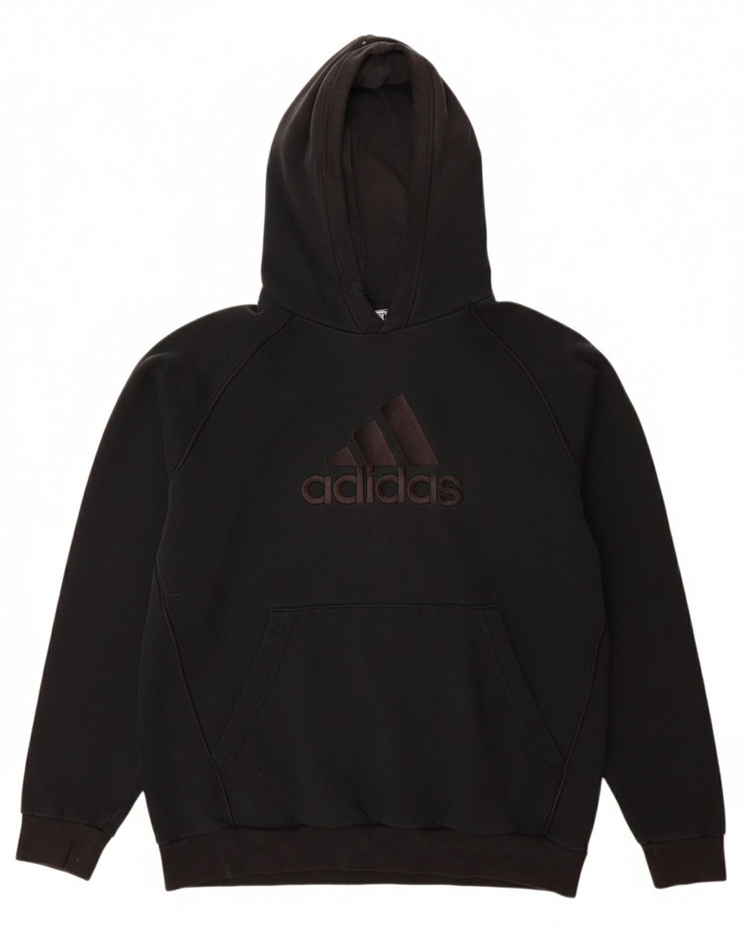 Pulover ADIDAS pentru băieți, cu grafică, 15-16 ani, negru