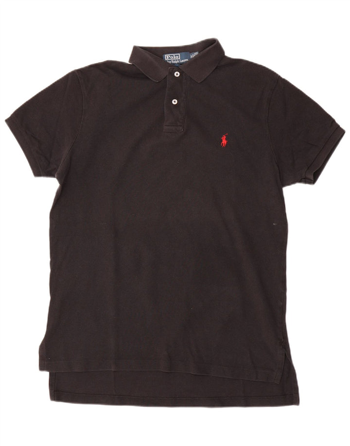 Polo Ralph Lauren pentru bărbați, personalizat, bumbac, negru