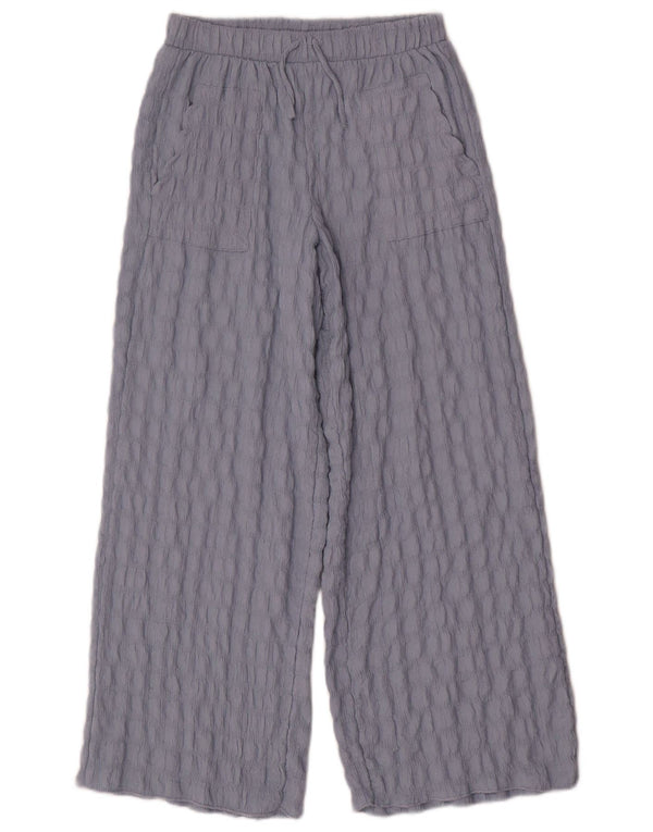 Pantaloni largi cu talie înaltă pentru fete Zara 11-12 ani L28 L26 Albastru