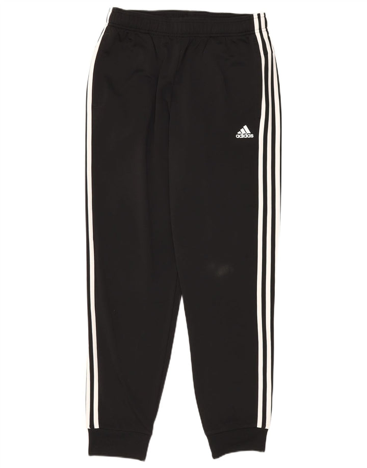 Pantaloni de trening Adidas pentru bărbați Joggeri poliester mediu negru