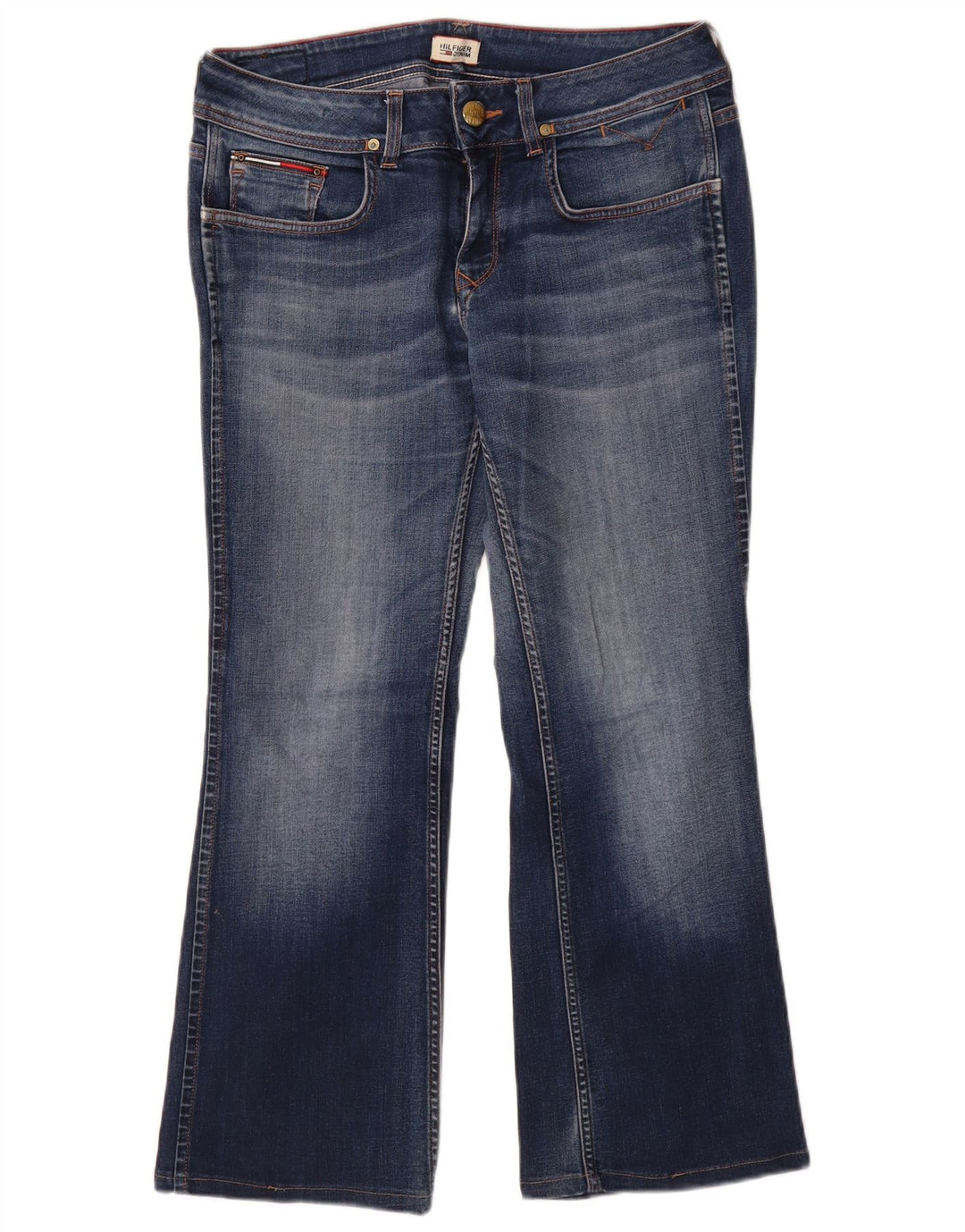 TOMMY HILFIGER Blugi Bootcut pentru Damă W30 L27 Bumbac Albastru