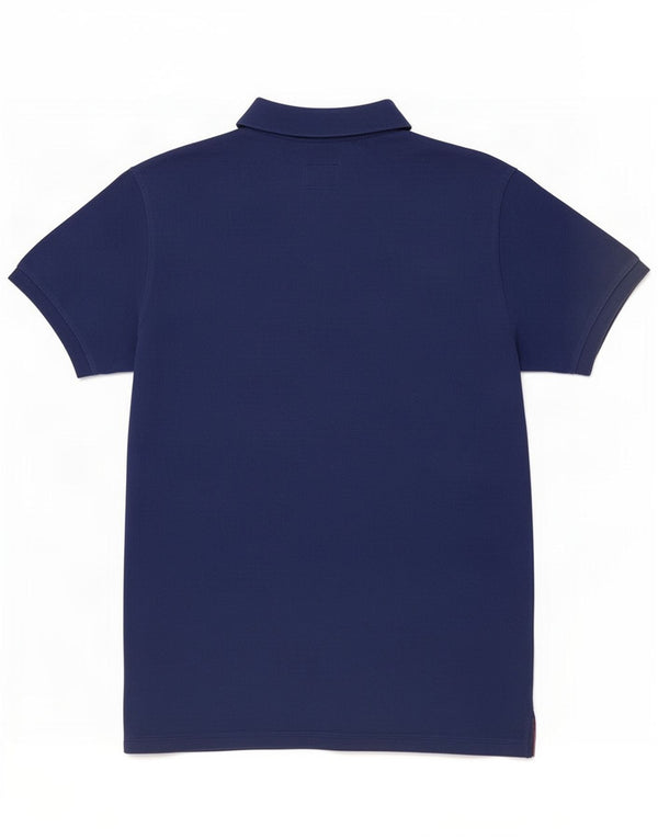 Tricou polo pentru bărbați Woolrich 3XL, bumbac bleumarin