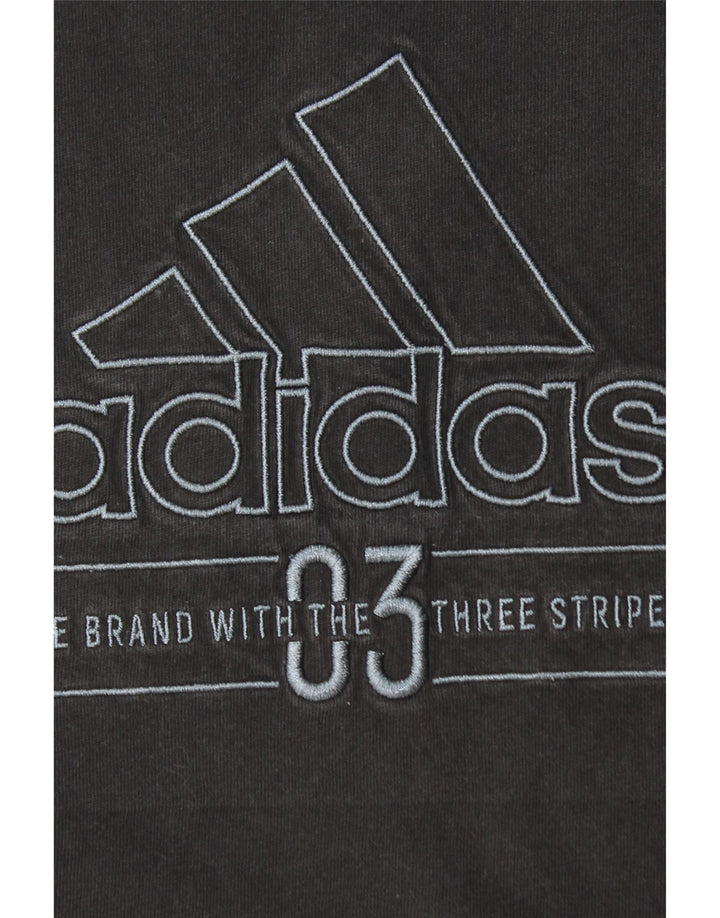 Tricou grafic ADIDAS pentru bărbați Top mare negru